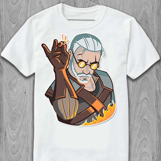 Футболка PrintBro Witcher 2 PG05773 Білий