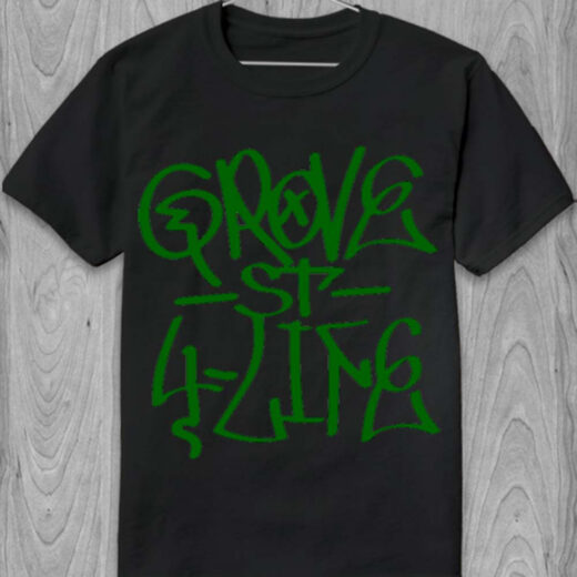 Футболка PrintBro Grove Street 4 Life PG05656 Чорний