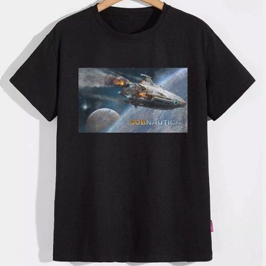 Футболка PrintBro Subnautica: У світі океанських просторів PG07207 Чорний