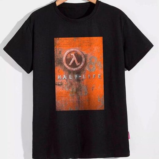 Футболка PrintBro Half-Life logo PG07176 Чорний