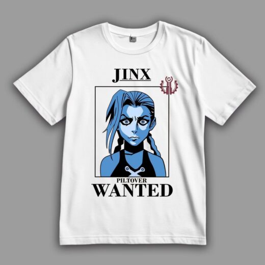 Жіноча футболка PrintBro Arcane: League of Legends. Wanted Jinx PG10871
