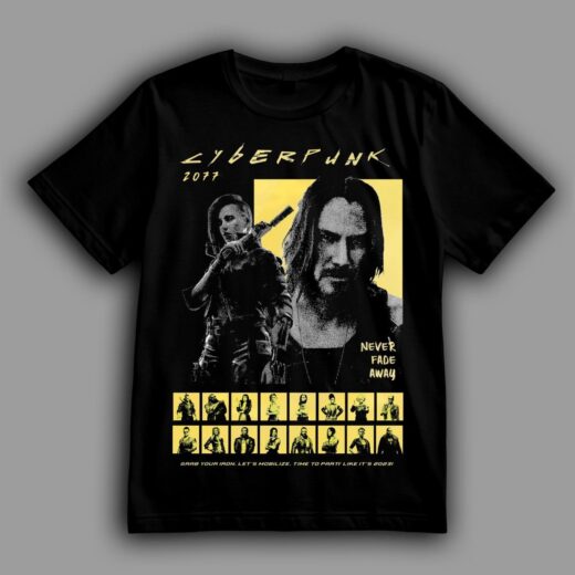 Футболка PrintBro Cyberpunk 2077. Альтерего Ві PG11223