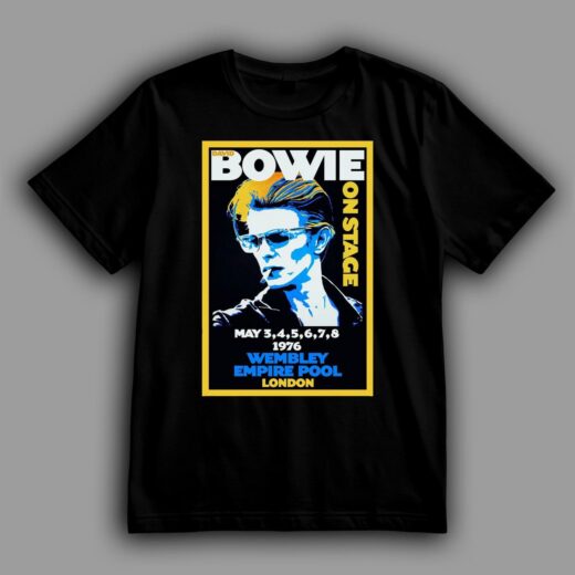 Футболка PrintBro David Bowie постер концерту у 1976 році