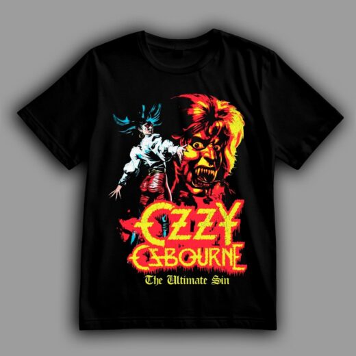 Футболка PrintBro Ozzy Osbourne "The Ultimate Sin" 1986
