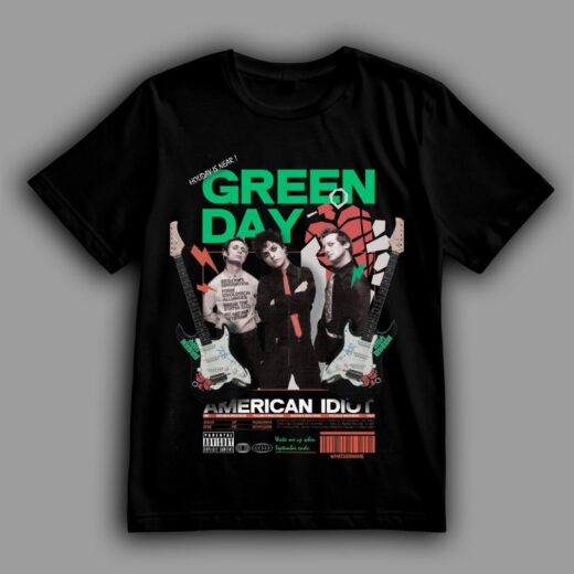 Футболка PrintBro Green Day ера "American Idiot" PG09627