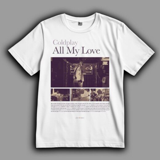 Футболка PrintBro Coldplay "All my love"