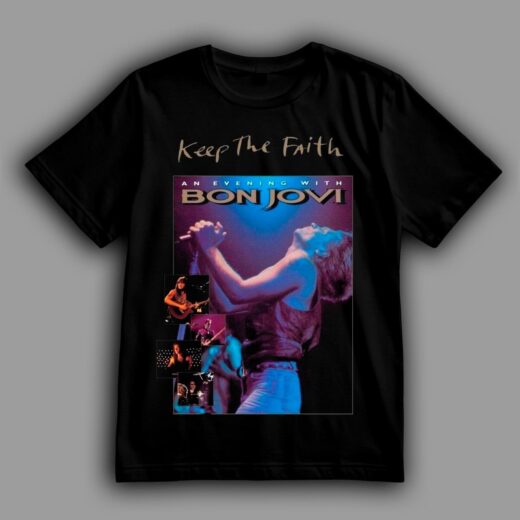 Футболка PrintBro Bon Jovi "Keep the faith"