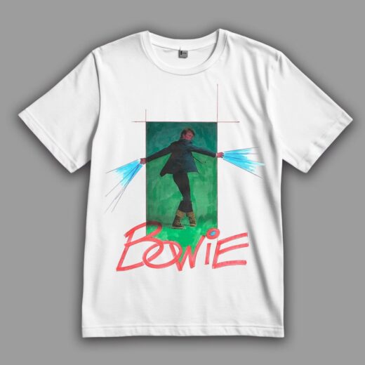 Футболка PrintBro David Bowie принт акварель