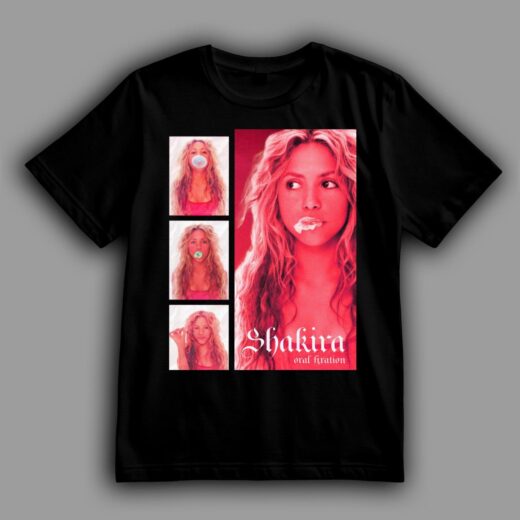 Футболка PrintBro Shakira pink bubble gum