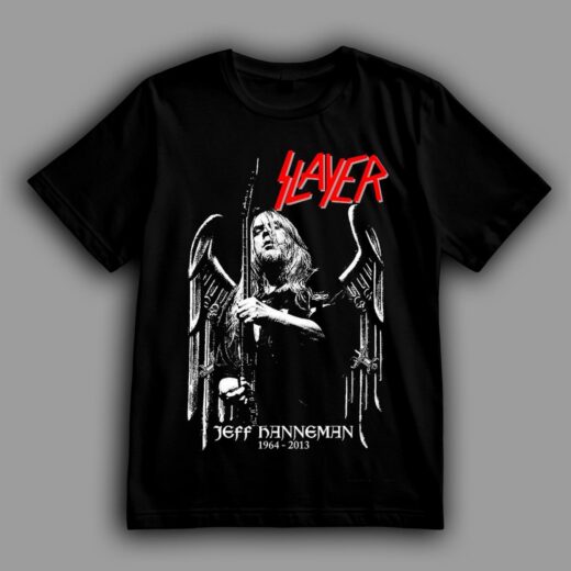 Футболка PrintBro Slayer Джефф Ханнеман 1964-2013