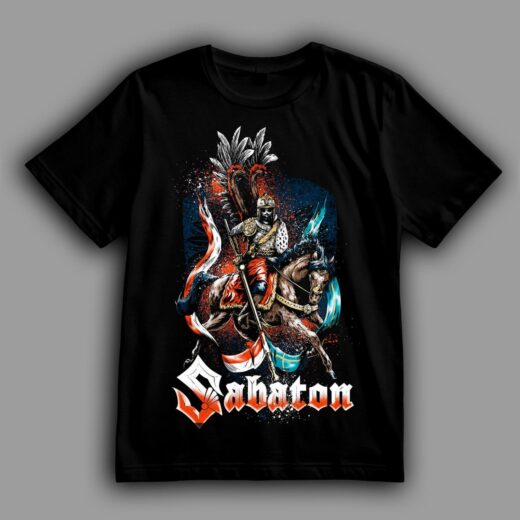 Футболка PrintBro Sabaton Крилатий гусар PG10750