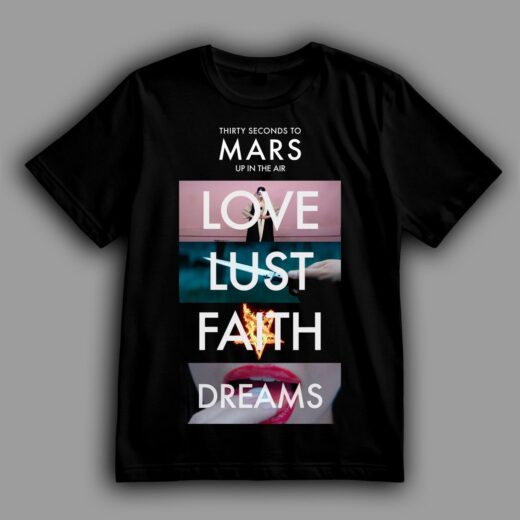 Футболка PrintBro 30 Seconds to Mars "Up In The Air"