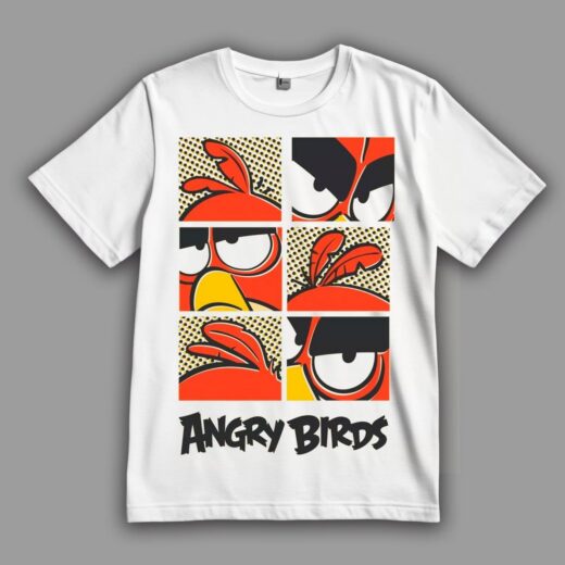 Жіноча футболка PrintBro Angry Birds. Red PG11183