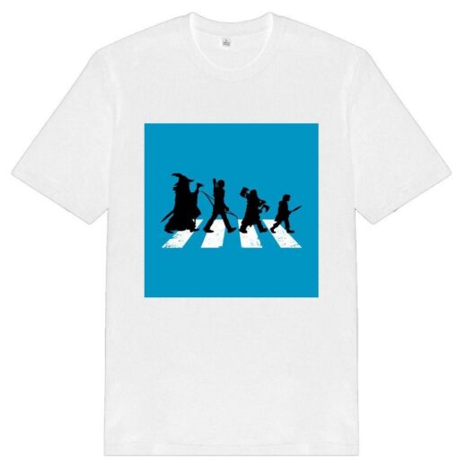 Футболка PrintBro Володар перснів. Хранители Перстня в стилі The Beatles "Abbey Road" PG10947