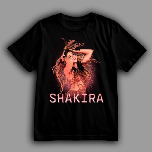Футболка PrintBro Shakira: Вогняний Вихор