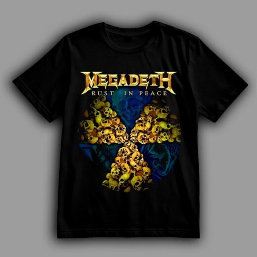 Футболка PrintBro Megadeth: Річка Стікс веде на спокій