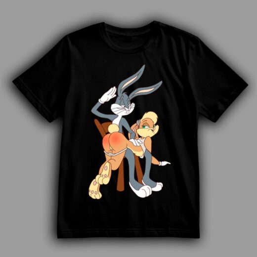 Футболка PrintBro Looney Tunes Багз Банні та важке виховання Лолі Банні
