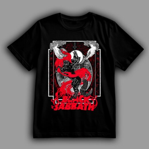 Футболка PrintBro Black Sabbath чорний кінь Апокаліпсису PG09564