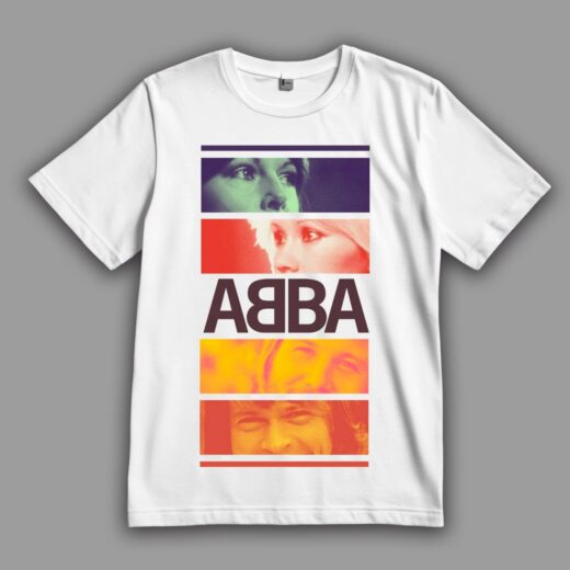 Футболка PrintBro ABBA принт з очима виконавців PG09581