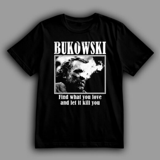 Футболка PrintBro Charles Bukowski find what you love and let it kill you PG09327