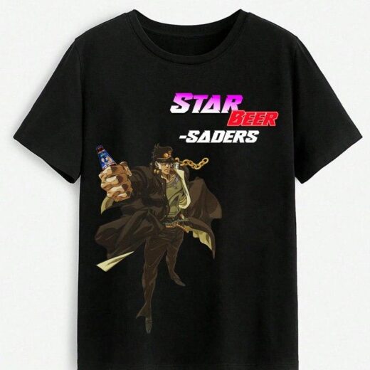 Футболка PrintBro Stardust beer-saders JoJo PG29881 Чорний