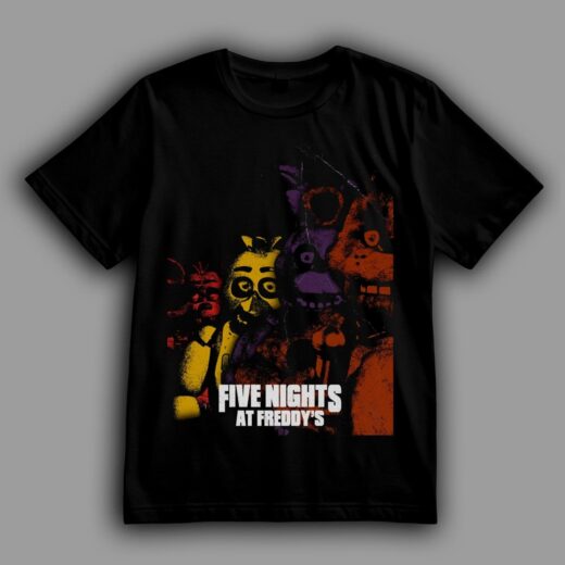 Футболка PrintBro ФНАФ (FNaF) Five Nights на Freddy's PG09273 Чорний