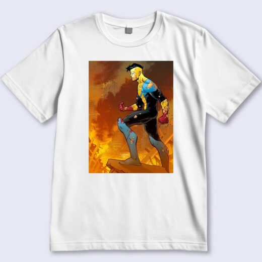 Футболка PrintBro Invincible Непереможний Марк у зруйнованому місті PG09297