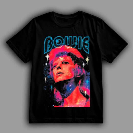 Футболка PrintBro Retrowave David Bowie PG09461