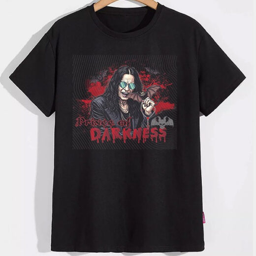Футболка PrintBro Оззі Осборн Prince of darkness PG09183 Чорний