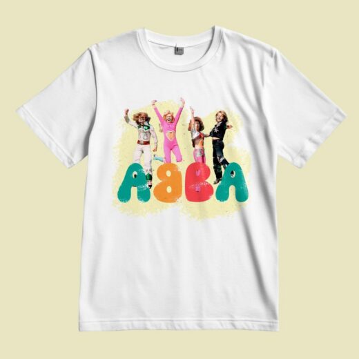 Чоловіча футболка PrintBro Abba PG09175 Білий