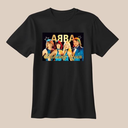 Чоловіча футболка PrintBro Abba Dancing Qeen PG09176 Чорний