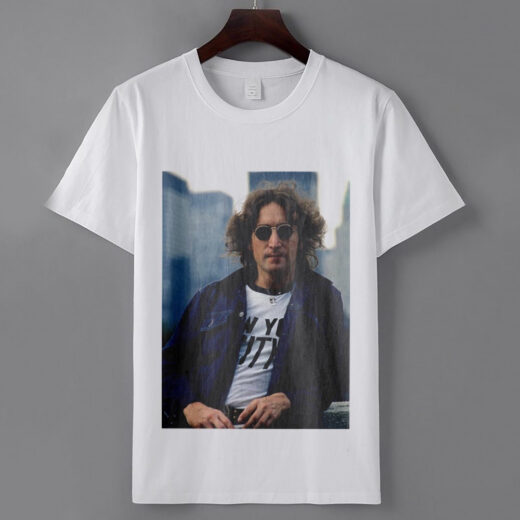 Футболка PrintBro John Winston Lennon фото PG03220 Білий