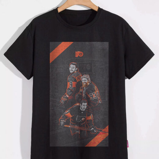 Футболка PrintBro Philadelphia Flyers PG03307 goodreclama Чорний