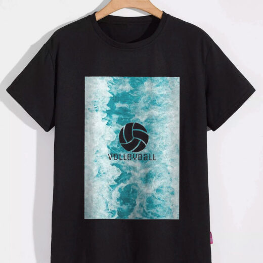 Футболка PrintBro Funny Volleyball PG03389 Чорний