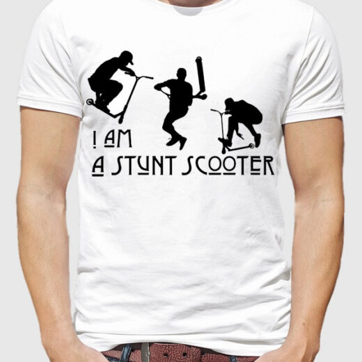 Чоловіча футболка PrintBro I am a stunt scooter (самокати) PG00536 goodreclama Білий