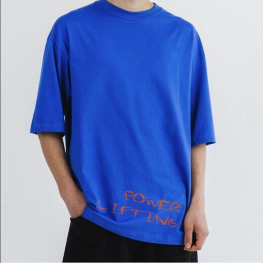Футболка PrintBro Powerlifting PG03340 goodreclama Синій