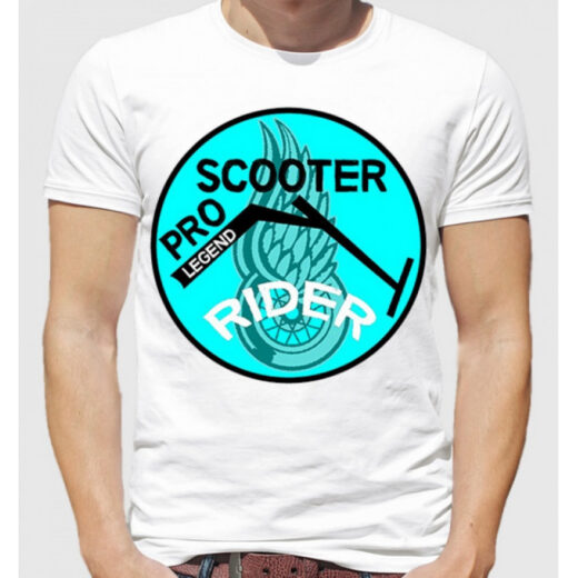 Чоловіча футболка PrintBro Scooter Rider PRO PG00001 goodreclama Білий