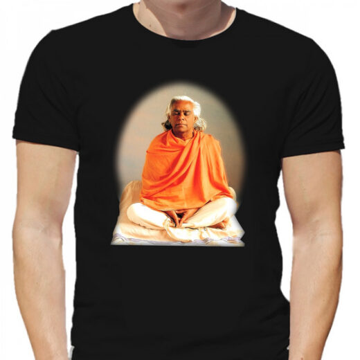 Футболка PrintBro Vishnudevananda Saraswati - yoga PG04292 goodreclama Чорний