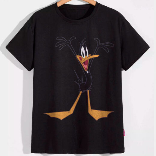 Футболка PrintBro Дафі Дак із «Looney Tunes» PG06679 Чорний