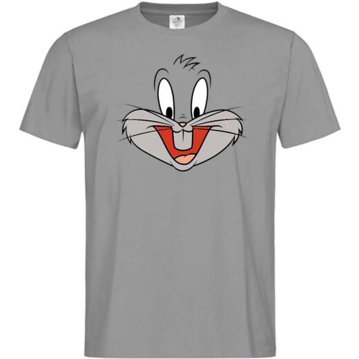 Футболка PrintBro Кролик Bugs Bunny PG06564 Сірий