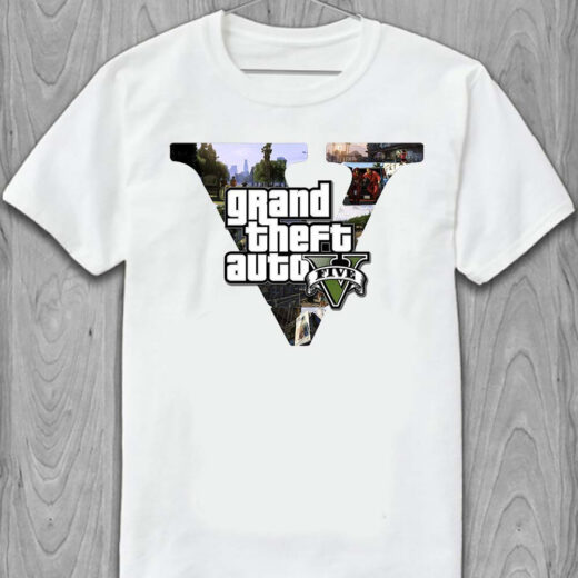 Футболка PrintBro Grand Theft Auto PG05819 Білий