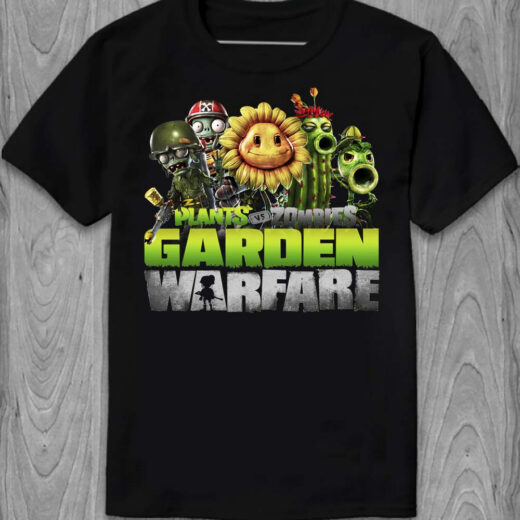 Футболка PrintBro Plants Vs Zombies Garden Warfare PG05903 Чорний