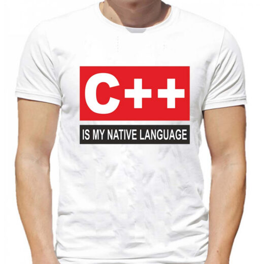 Футболка PrintBro C++ Is my native language PG05552 goodreclama Білий
