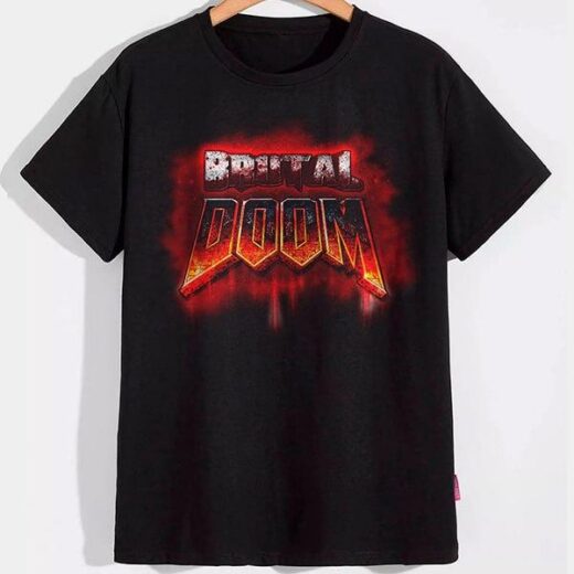 Футболка PrintBro Brutal Doom PG07148 Чорний