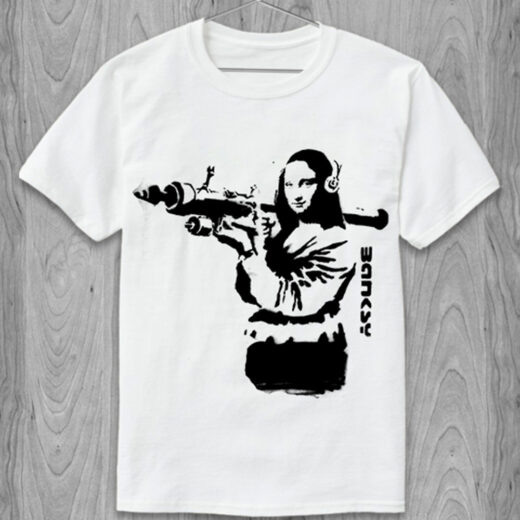 Футболка PrintBro Mona Lisa з gun PG065885 goodreclama Білий