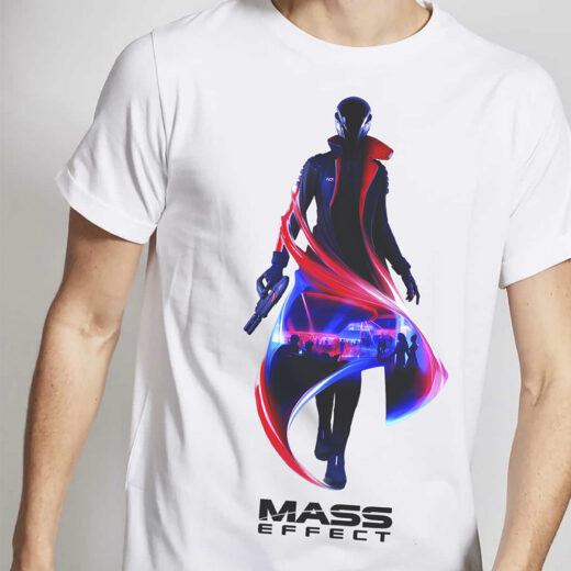 Футболка PrintBro Mass Effect PG065745 Білий