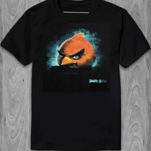 Футболка PrintBro Пташка з Angry Birds PG05736 Чорний