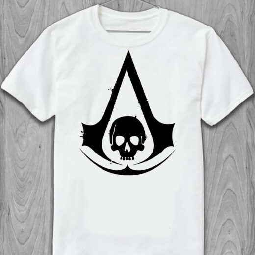 Футболка PrintBro Assassin's Creed Pirate PG05744 Білий