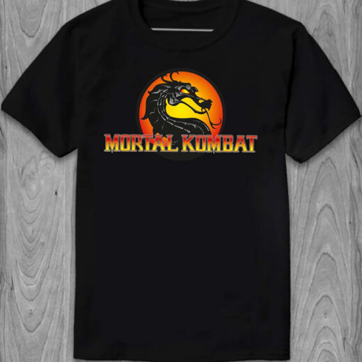 Футболка PrintBro Mortal Kombat Logo PG05836 Чорний
