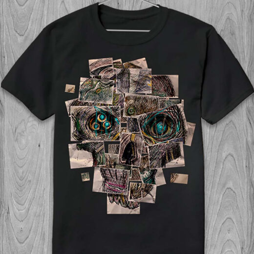 Футболка PrintBro Dishonored Mask PG05630 Чорний